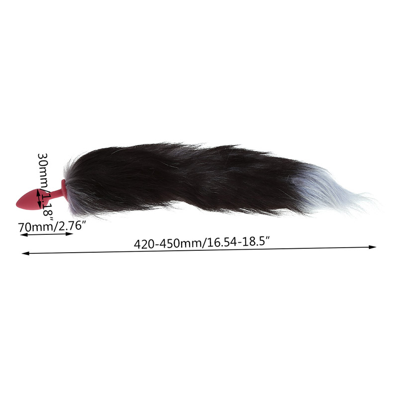 Faux Fox Tail Anal Plug Adult Sex Toy Playful Romantic Games For Couples Sensual Love Enhancer - 7