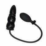 Big 3balls Inflatable Ass Plug Dick Adjustable Intumescent Vaginal Anal Stopper Penis Gay Butt Huge Toys Dildo Women