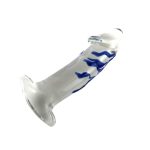 2 Size Transparent Crystal Glass Anal Plug Masturbation Butt Dildo Erotic G Spot Stimulate Dilation Adult Sex Toys - 4