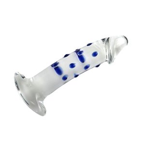 2 Size Transparent Crystal Glass Anal Plug Masturbation Butt Dildo Erotic G Spot Stimulate Dilation Adult Sex Toys - 2