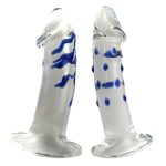2 Size Transparent Crystal Glass Anal Plug Masturbation Butt Dildo Erotic G Spot Stimulate Dilation Adult Sex Toys
