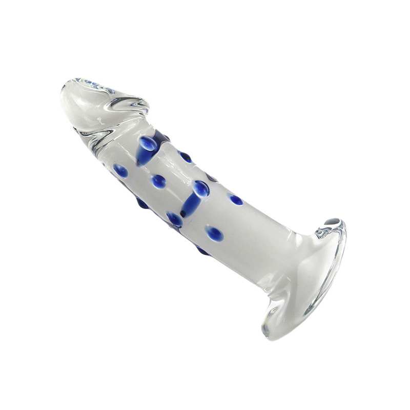 Crystal Glass Anal Plug Transparent Erotic Gspot Stimulator Adult Sex Toy Masturbation Aid 2 Sizes Available - 6