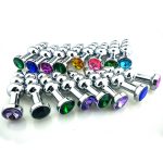 Metal 3 Balls Anal Dildo Sex Toys Butt Plugs & Crystal Jewelry Adult Products For Women Men Masturbation Erotic Toy - 3