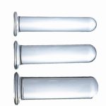 3 Size Solid Glass Dildo Anal Butt Plug Long 12 5cmx2 2 5 3cm Sex Toy Smooth And Beautiful Dildos For Women Men - 3