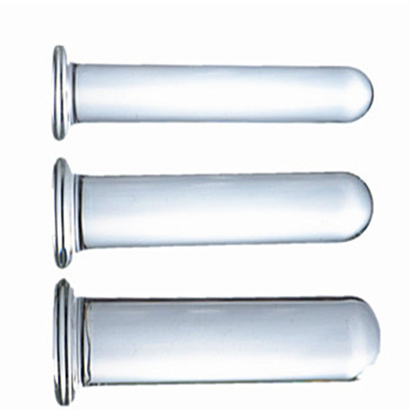 Deluxe Glass Dildo Anal Plug Set 3 Sizes Smooth Solid Longlasting Unisex Sex Toy For Women Men - 3