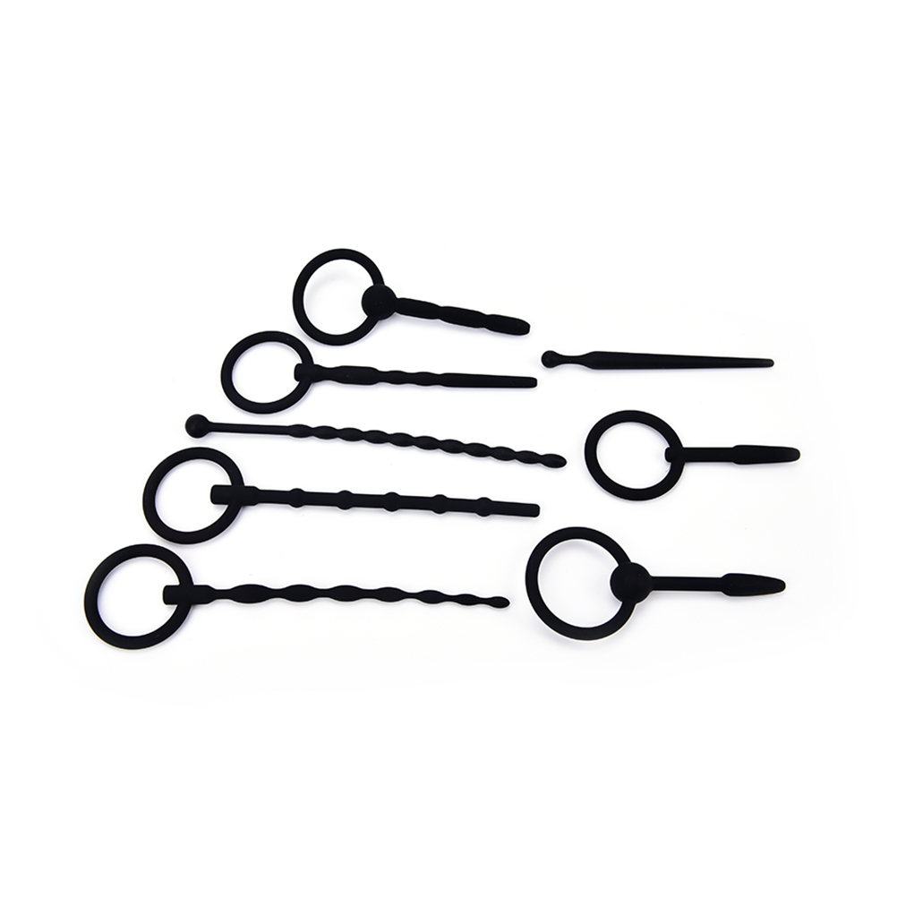 Silicone Urethral Stretcher Sound Male Penis Plug Tube Adult Erotic Sex Toy For Men - 17