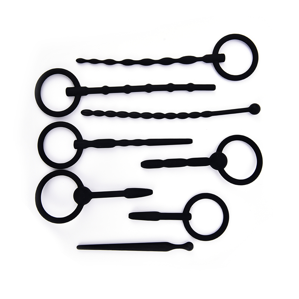Silicone Urethral Stretcher Sound Male Penis Plug Tube Adult Erotic Sex Toy For Men - 16