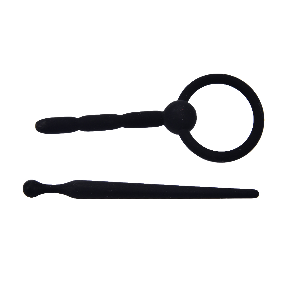 Silicone Urethral Stretcher Sound Male Penis Plug Tube Adult Erotic Sex Toy For Men - 5