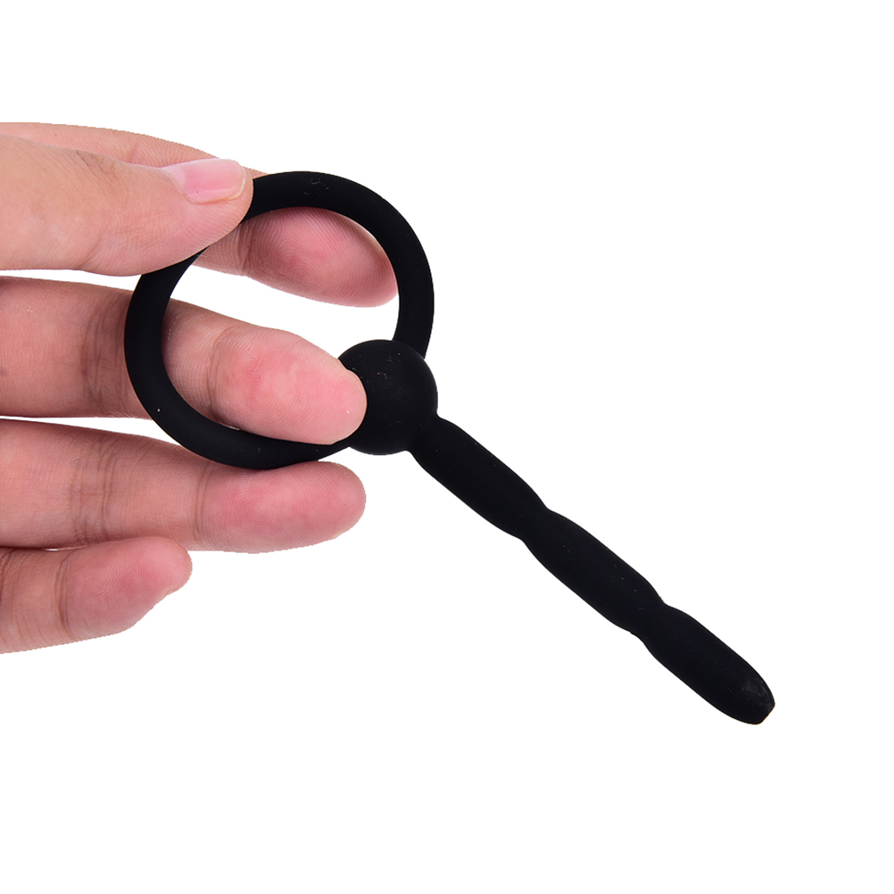 Silicone Urethral Stretcher Sound Male Penis Plug Tube Adult Erotic Sex Toy For Men - 4