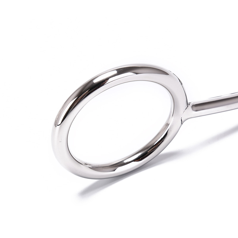 Stainless Steel Metal Male Chastity Lock Anal Plug Cock Ring 40mm 45mm 50mm Sizes Fetish Bdsm Tool - 10