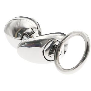 Bdsm Big Stainless Steel Ultimate Asslock Anal Plug With Lock Expanding Ass Butt Buttplug Trainer - 2