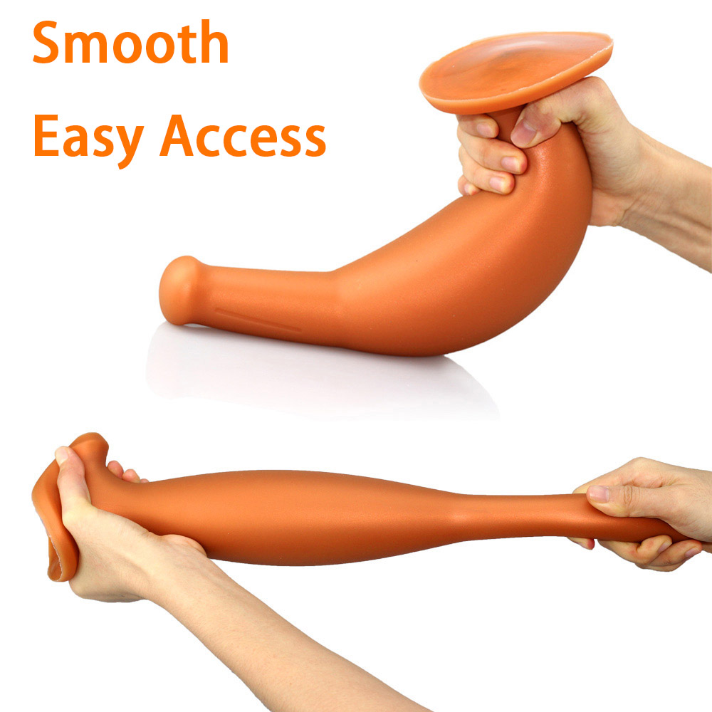 Extra Large Soft Silicone Anal Dildo With Suction Cup Unisex Erotic Sex Toy For Men Women And Gay Adults - 5