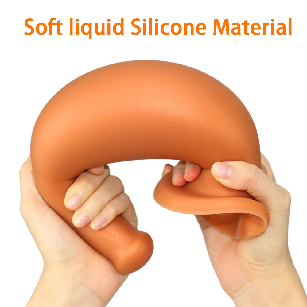 Extra Large Soft Silicone Anal Dildo With Suction Cup Unisex Erotic Sex Toy For Men Women And Gay Adults - 4