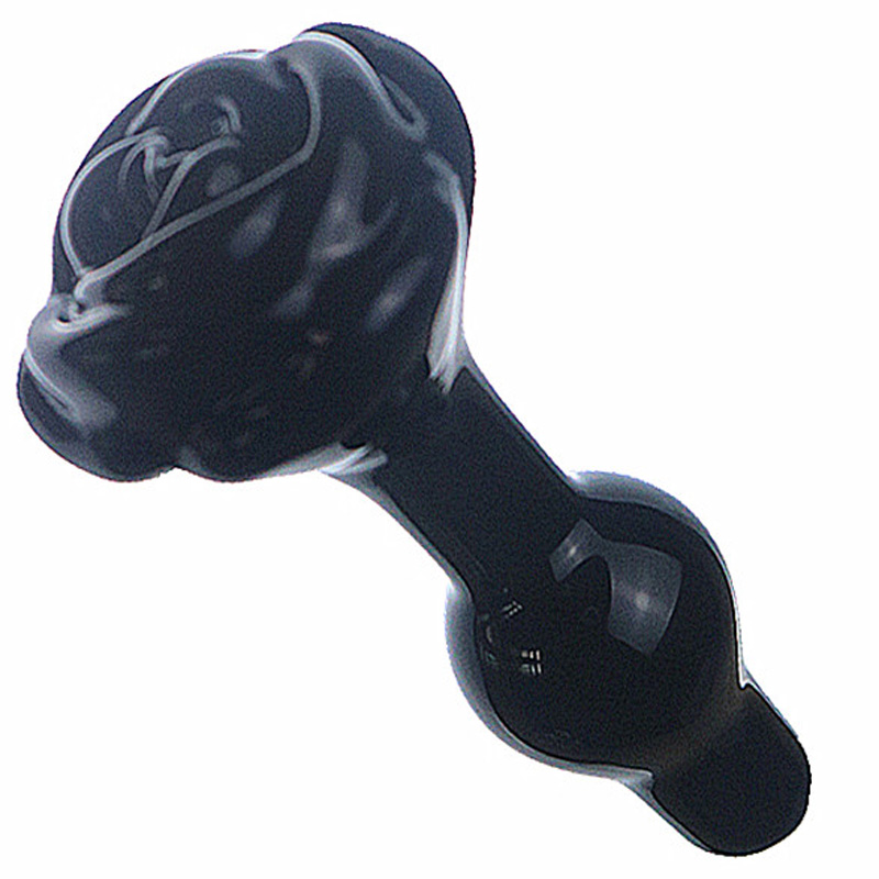 Smooth Glass Dildo For Women Long Solid Bead Rose Head Design Ideal For Vaginal Anal Pleasure Lesbianfriendly Adult Toy - 11