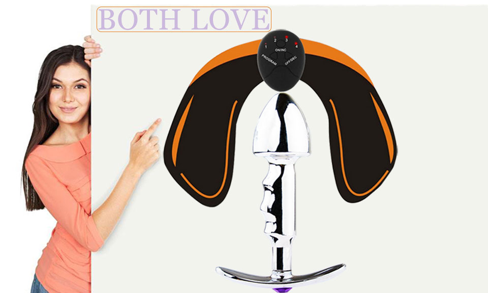 Electro Shock Stimulation Anal Plug Wearable Metal Sex Toy For Women Men And Couples - 6