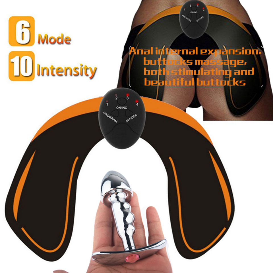 Electro Shock Stimulation Anal Plug Wearable Metal Sex Toy For Women Men And Couples - 2