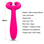 Double Penetration Anal Vibrator Dildo Nipples Vagina Clitoris Stimulate Penis Erection Ring Sex Toy For Men Women Adult Couples - 4