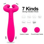 Double Penetration Anal Vibrator Dildo Nipples Vagina Clitoris Stimulate Penis Erection Ring Sex Toy For Men Women Adult Couples - 3