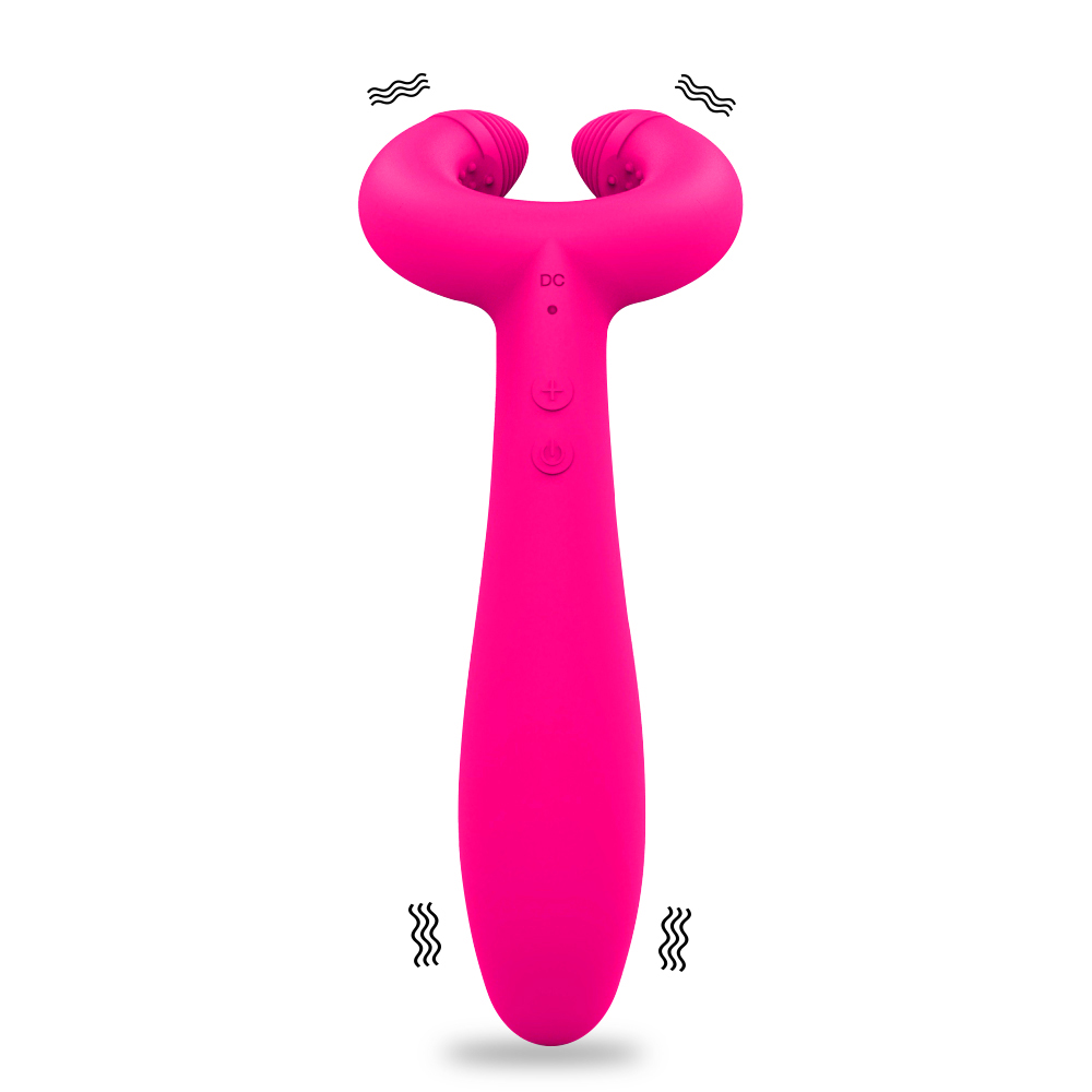 Dual Stimulation Vibrating Dildo Penis Ring For Couples Clitoral Nipple Anal Pleasure Toy For Adults - 9