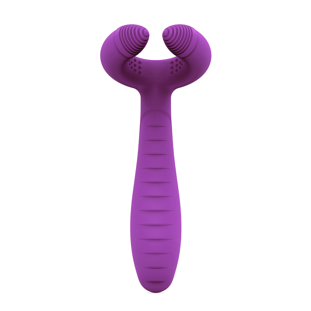 Dual Stimulation Vibrating Dildo Penis Ring For Couples Clitoral Nipple Anal Pleasure Toy For Adults - 8