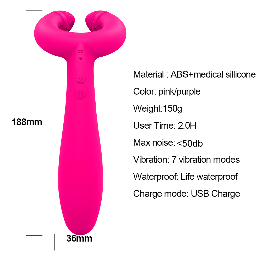 Dual Stimulation Vibrating Dildo Penis Ring For Couples Clitoral Nipple Anal Pleasure Toy For Adults - 6
