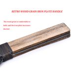 Sex Toys Bdsm Retro Wooden Handle Cowhide Leather Rivet Whip Spanking Adult Male And Female Games - 4