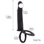 Multispeed Anal Vibrator Double Penetration Dildo Silicone Prostate Massage Butt Plug Cock Ring Sex Toys For Women Men - 3