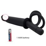 Multispeed Anal Vibrator Double Penetration Dildo Silicone Prostate Massage Butt Plug Cock Ring Sex Toys For Women Men - 2