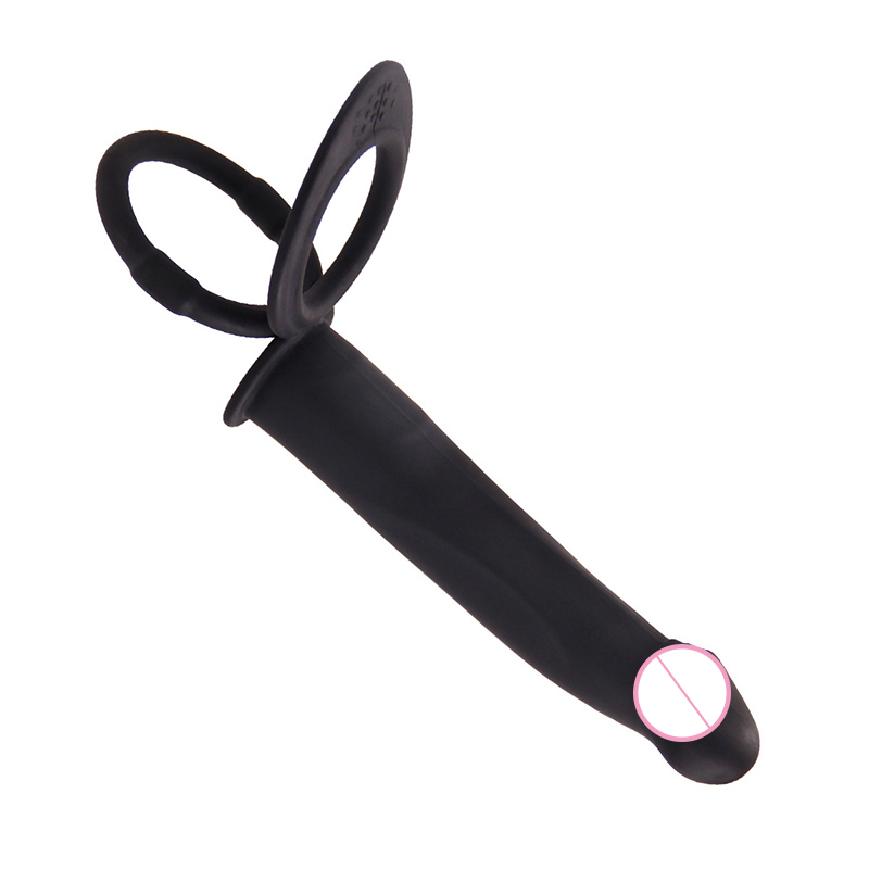 Double Penetration Silicone Anal Vibrator Multispeed Prostate Massager Cock Ring Dildo Butt Plug Unisex Adult Sex Toy - 12