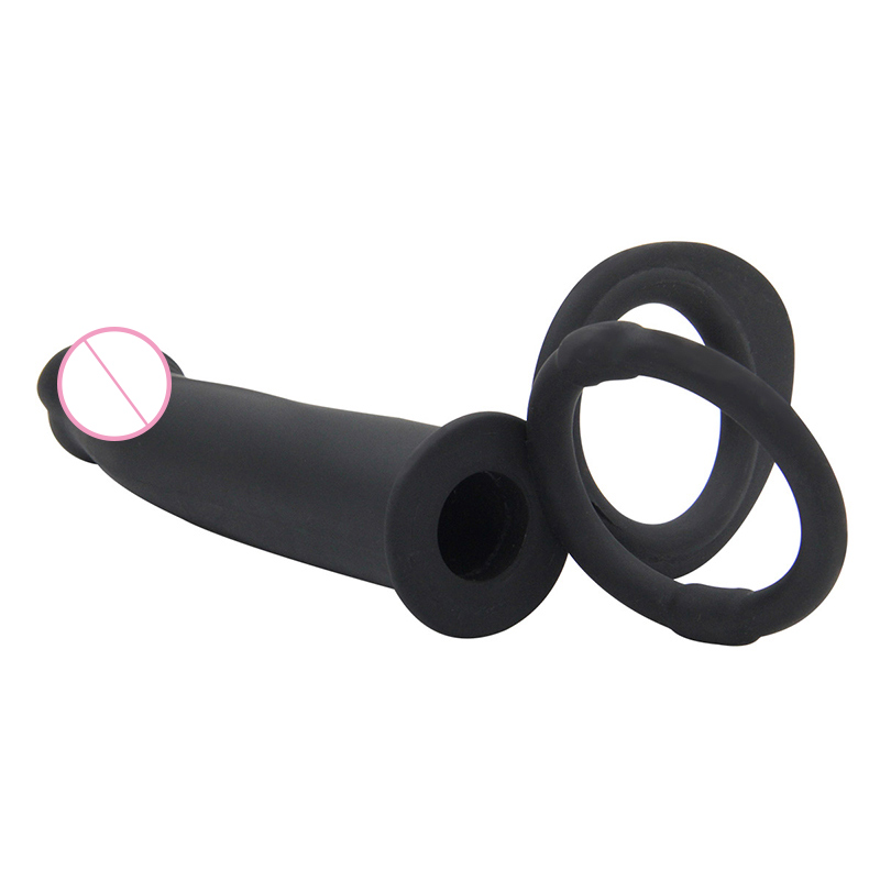 Double Penetration Silicone Anal Vibrator Multispeed Prostate Massager Cock Ring Dildo Butt Plug Unisex Adult Sex Toy - 10