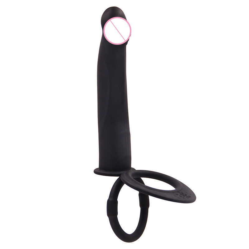 Double Penetration Silicone Anal Vibrator Multispeed Prostate Massager Cock Ring Dildo Butt Plug Unisex Adult Sex Toy - 7