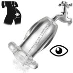 Clear Hollow Anal Sex Toys Prostata Massager Anus Spreader Enema Butt Plug Pussy Vagina Peeping Adult Games - 3