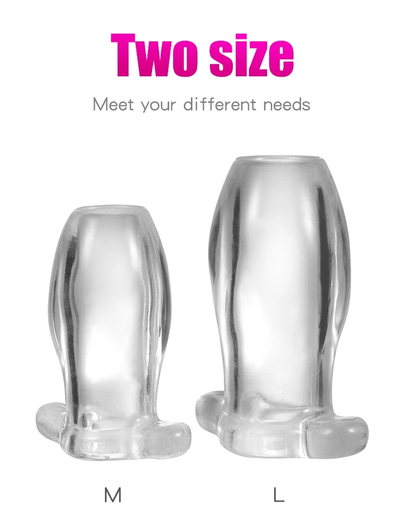 Quality Transparent Anal Plug Prostate Massager Vaginal Stimulator For Adult Games Enema Health Care - 10