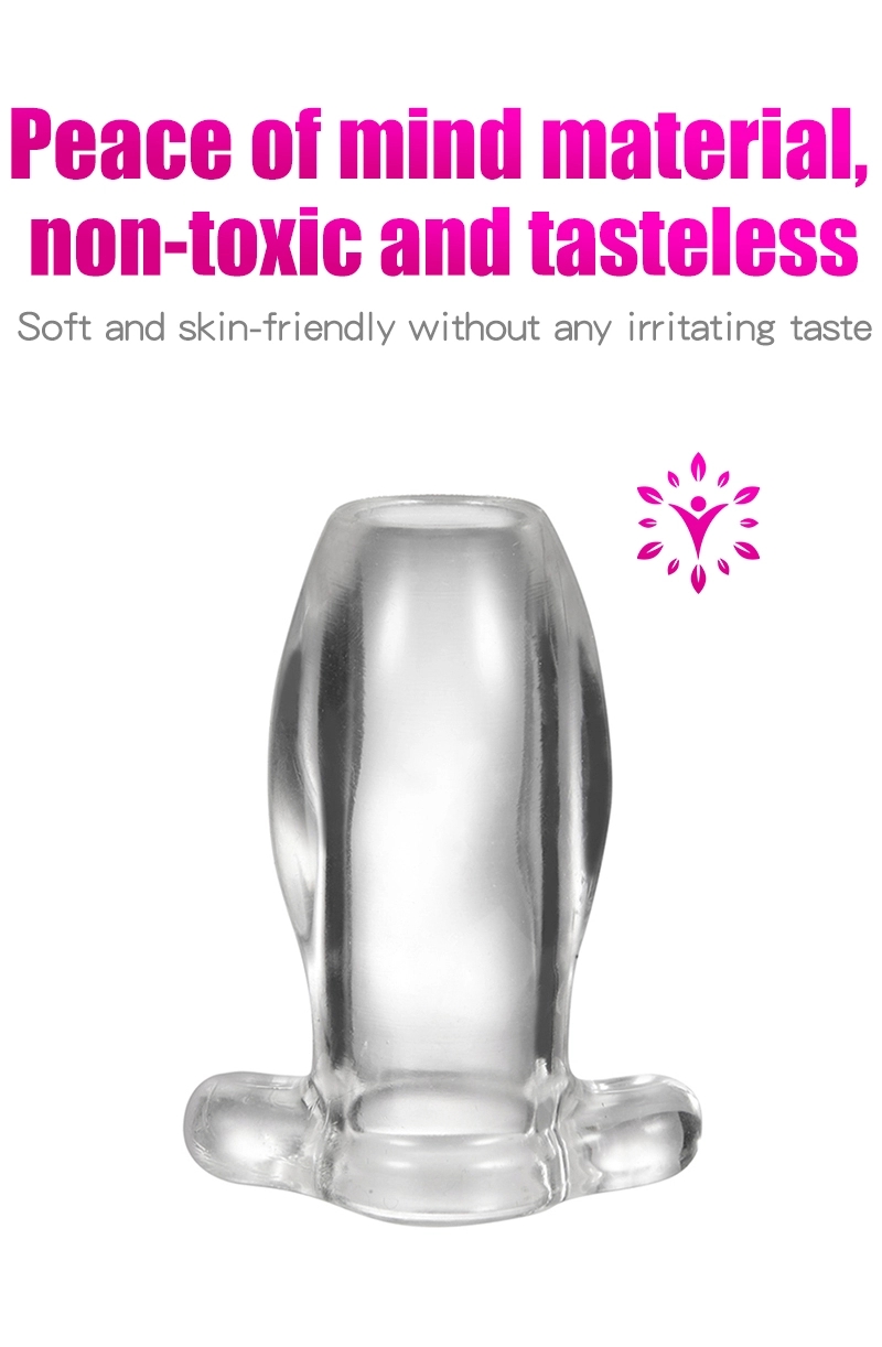Quality Transparent Anal Plug Prostate Massager Vaginal Stimulator For Adult Games Enema Health Care - 9