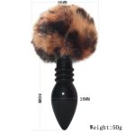 Tail Butt Plug Anal Toy Smooth Touch Stainless Steel Buttplug Sex Toys For Woman Men Gay Products - 3