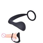 Adult Erotic Anal Sex Toys Silicone Male Prostate Massager Cock Ring Butt Plug For Men - 5
