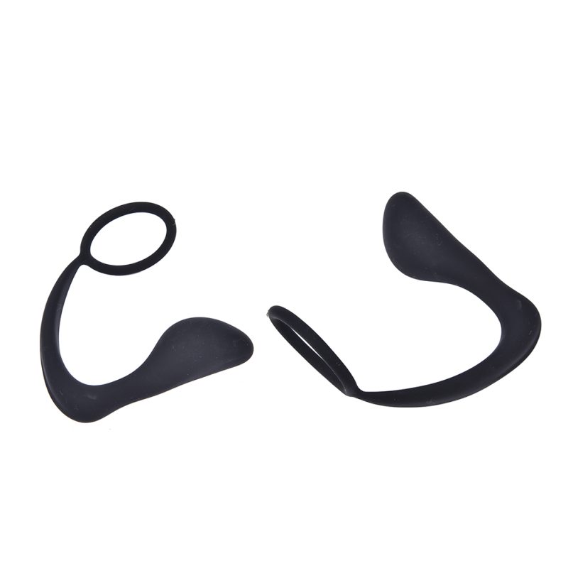 Adult Erotic Anal Sex Toys Silicone Male Prostate Massager Cock Ring Butt Plug For Men - 2