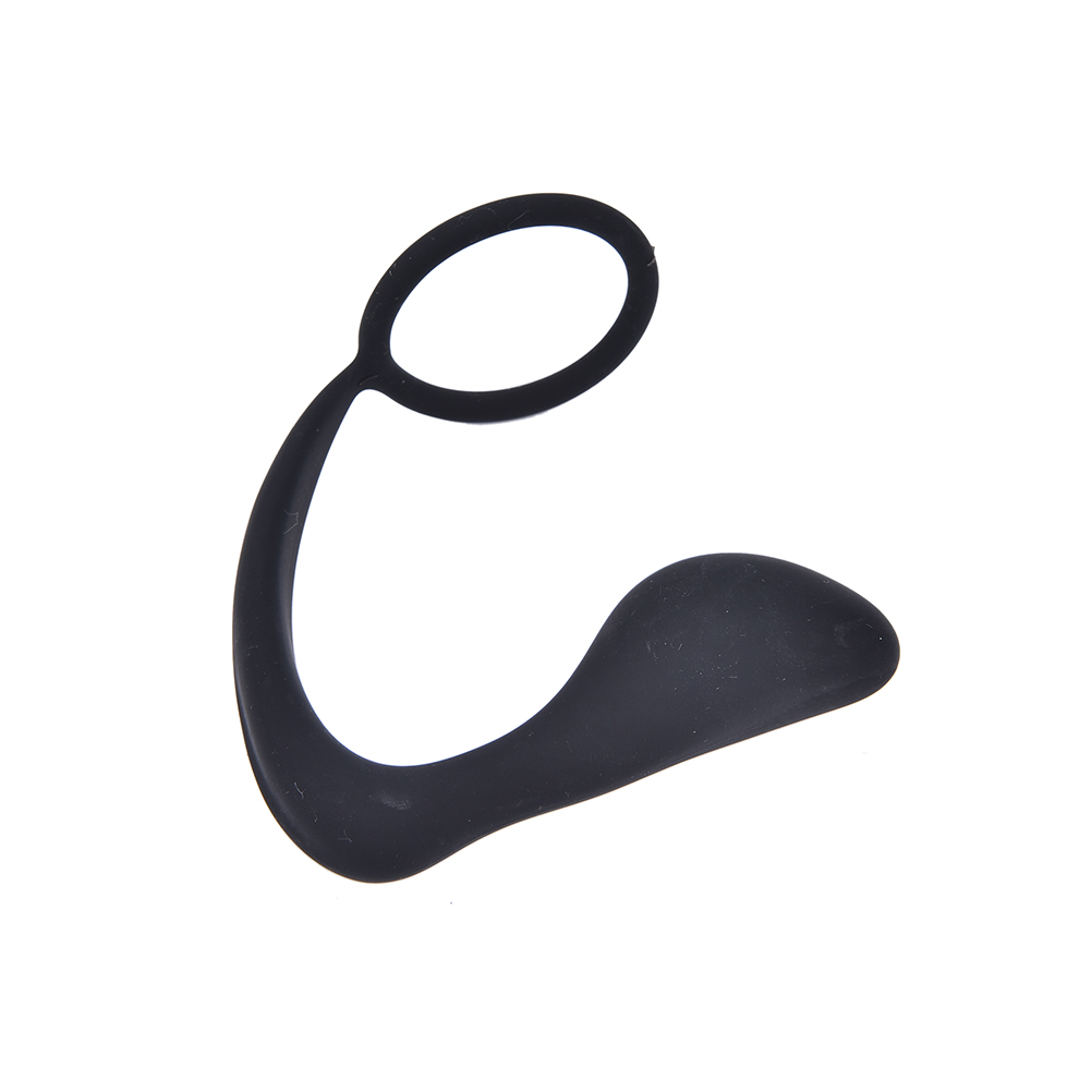 Silicone Prostate Massager For Men Adult Erotic Anal Sex Toy With Cock Ring Butt Plug - 5