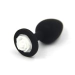 Rose 100% Silicone Soft Anal Plug Butt Sex Toys For Women Men Gay Toy Product Metal Ass Prostate Massager - 4