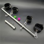Sm Toys Restraints Frame Tube Stainless Steel Unisex Hand Ankle Cuffs Spreader Bar Sex Slave Wrist Bondage Device G7-6-136
