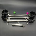 Sm Toys Restraints Frame Tube Stainless Steel Unisex Hand Ankle Cuffs Spreader Bar Sex Slave Wrist Bondage Device G7-6-136 - 2