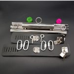 Sm Toys Restraints Frame Tube Stainless Steel Unisex Hand Ankle Cuffs Spreader Bar Sex Slave Wrist Bondage Device G7-6-136 - 6