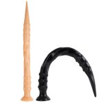 Explosive 65cm Super Long Soft With Suction Cup Male And Female Masturbation Device Threaded Particles Analplug Dildo Adult Toys - 4