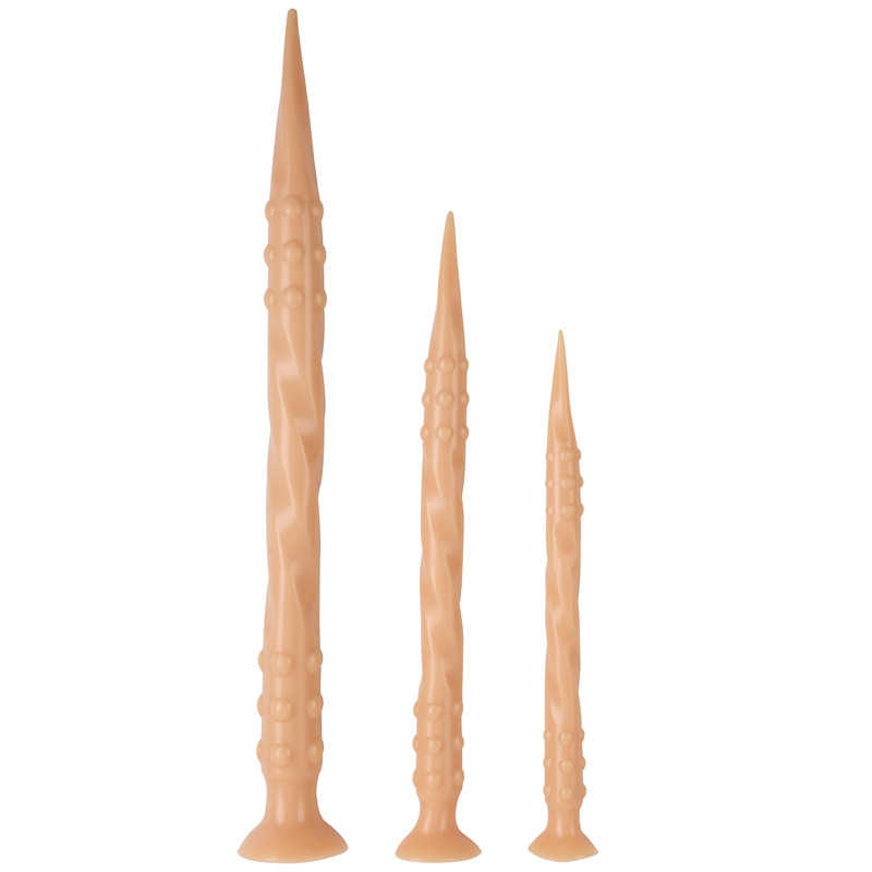 Ultrarealistic 65cm Long Silicone Dildo With Suction Cup Threaded Particles For Male Female Solo Play Analplug Adult Toys - 19
