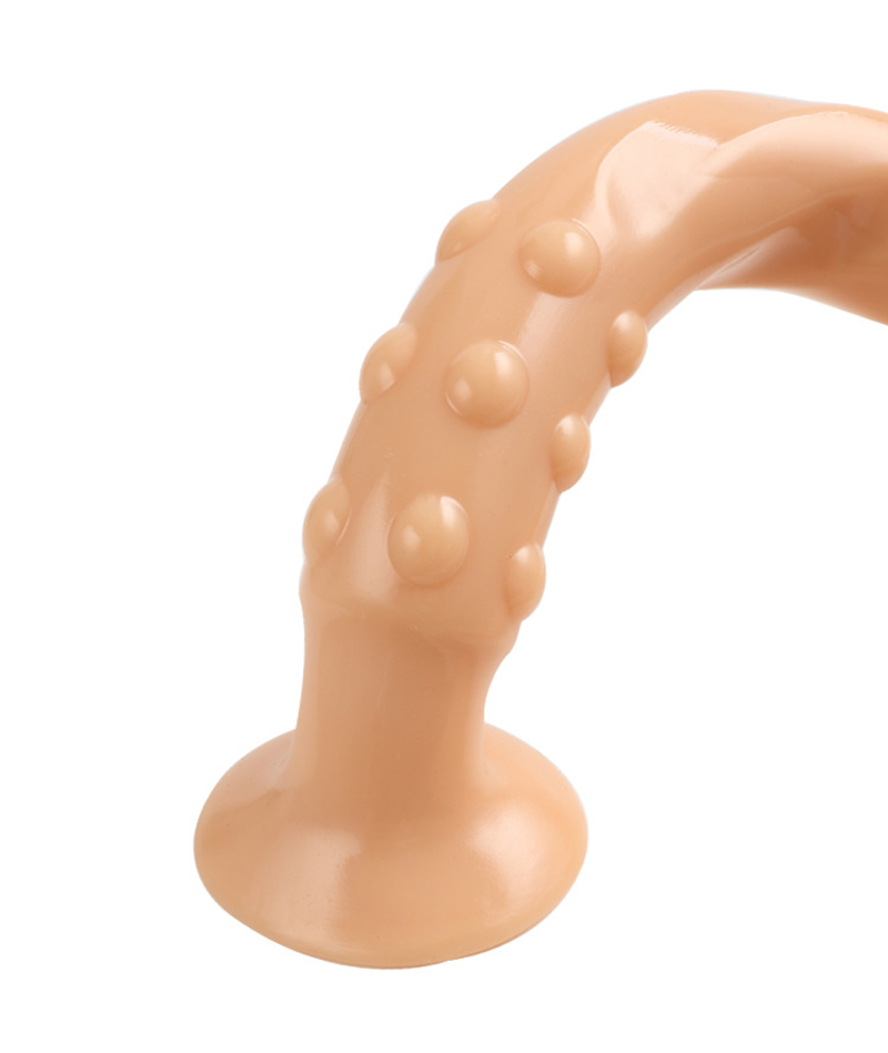 Ultrarealistic 65cm Long Silicone Dildo With Suction Cup Threaded Particles For Male Female Solo Play Analplug Adult Toys - 15