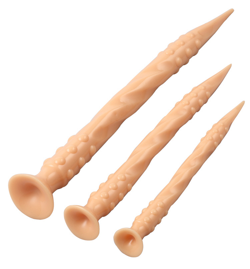 Ultrarealistic 65cm Long Silicone Dildo With Suction Cup Threaded Particles For Male Female Solo Play Analplug Adult Toys - 12