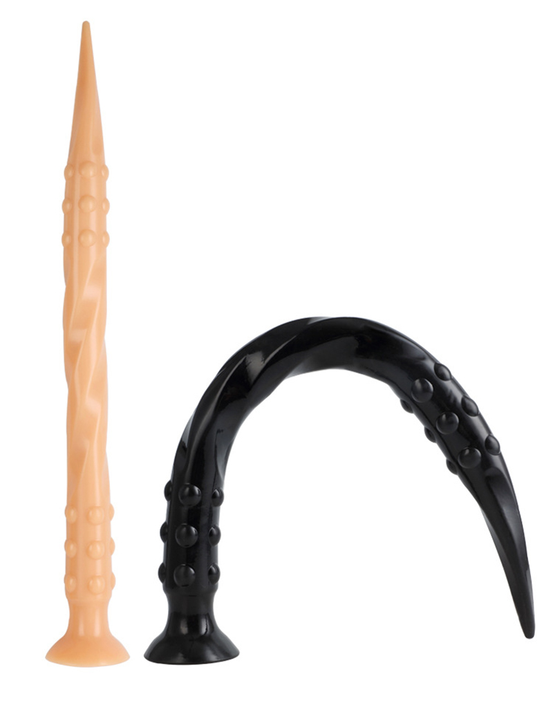 Ultrarealistic 65cm Long Silicone Dildo With Suction Cup Threaded Particles For Male Female Solo Play Analplug Adult Toys - 11