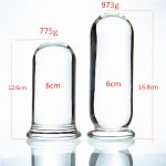 Huge Glass Dildo Adult Sex Toys For Women Lesbian Solid Smooth Pyrex Big Thrusting Vagina Anal Plug Fake Dick Penis Dildos - 5