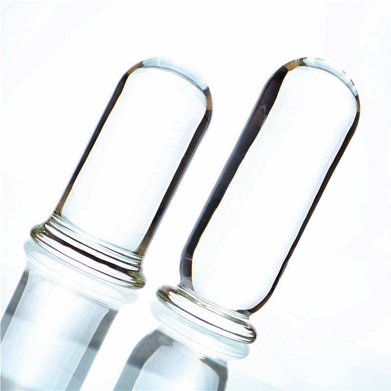 Large Pyrex Glass Dildo Solid Smooth For Women Lesbian Safe Vaginal And Anal Plug Adult Sex Toy - 4
