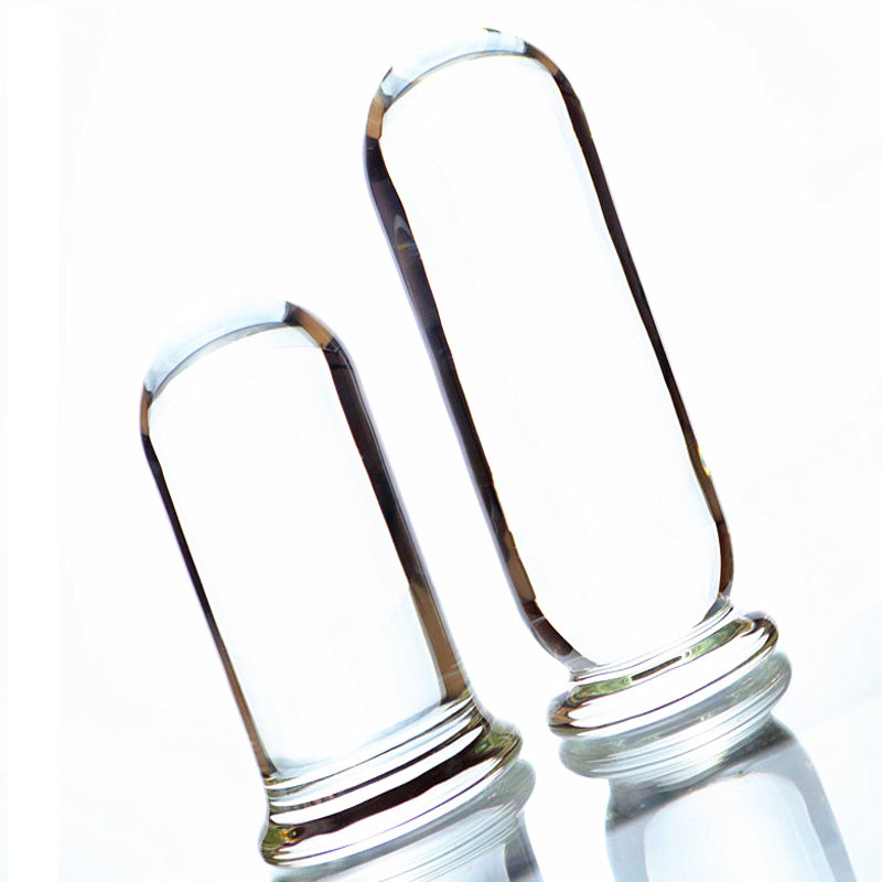 Large Pyrex Glass Dildo Solid Smooth For Women Lesbian Safe Vaginal And Anal Plug Adult Sex Toy - 3